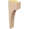 Ekena Millwork 2"W x 4"D x 12"H Thin Stockport Rough Cedar Woodgrain TimberThane Corbel, Primed Tan CORUR02X04X12STORCPR - alternate 4
